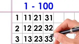 1234 | 1 to 100 Numbers in English for kids | 123 Counting 