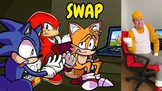 FNF Tails Caught Sonic in real life|Hey Sonic what's up, OH GOD WHAT AR Y DOING!but Tails swap Sonic
