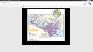 How to use Google Draw to annotate blank maps