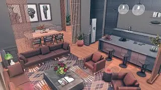 The Sims 4 Apartment Renovation | LARGE APARTMENT for a Chef | Sims 4 Stop Motion