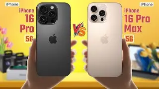 iPhone 16 Pro Vs iPhone 16 Pro Max | Full Comparison 🔥 Which One Is Better?