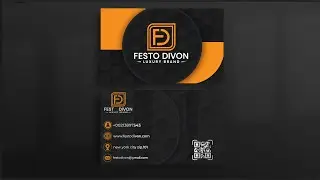 Elegant Business Card Design l Business Card Design With Adobe Illustrator  || visiting card design