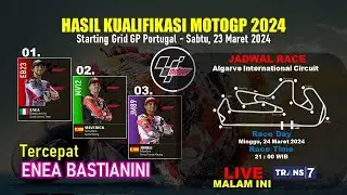 Hasi Kualifikasi dan Jadwal Race MotoGP GP Portugal 2024 Malam Ini