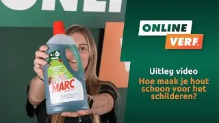 Hoe maak je hout schoon voor het schilderen? | Uitleg video
