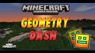 MINECRAFT PE 0.12.1 - MAPA DO GEOMETRY DASH NO SKYWARS =D