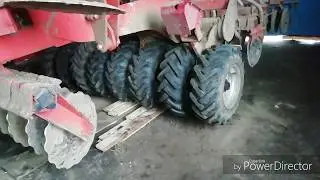 Ставлю новые ступицы колёс на сеялку!