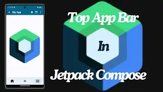 TopAppBar / Header for Mobile app in Jetpack Compose, android app, Kotlin #kotlin #jetpackcompose