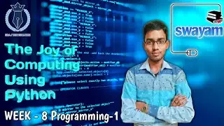 Swayam || The Joy of Computing Using Python Week-8 Programming Assignment-1 Solution || NPTEL 2023