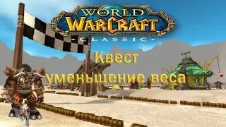 Уменьшение веса.Квест. WoW Classic