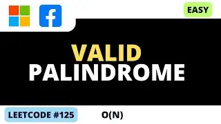 Leetcode 125  - Valid Palindrome - Python