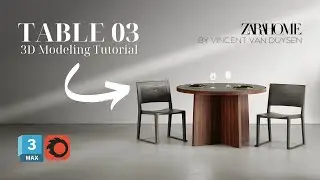 Table 03 by ZaraHome | Speed - Modeling Tutorial in 3ds Max