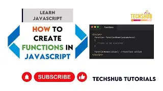 How to Create Functions in JavaScript | learn function in JS