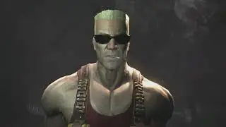 Dick kickem blows smoke at you