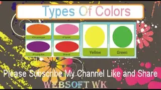 Best Learning Video for kids-Learn Types Of Colors
