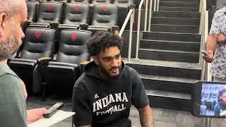 Indiana WR Elijah Sarratt Q&A -- UCLA Week