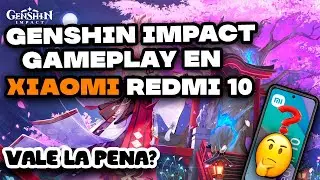 xiaomi redmi 10 genshin impact gameplay