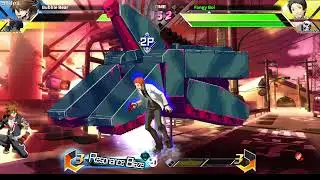 Powerpoint presentation 29 | Naoto/Naoto vs Blitztank/Adachi | BBTAG delay based rollback