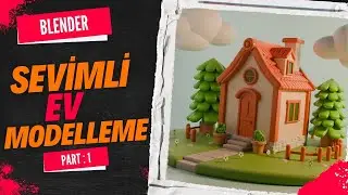 Modeling a Cute House from Scratch with Blender - PART 1
