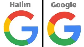 How the Google Logo was made in 4 MİNUTES | Photoshop Tutorial