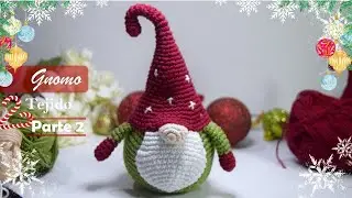 Gnomo Tejido Parte 2/4 - Cuerpo y Nariz - Amigurumi Paso a Paso | @AnabelMonGar