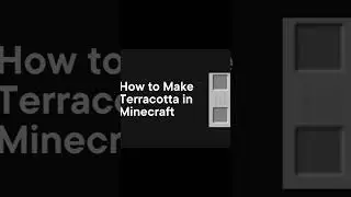 #shorts make terracotta in #minecraft