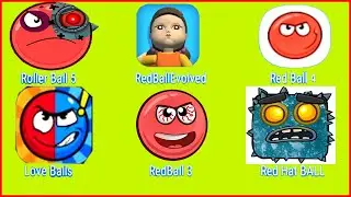 Red Ball 4,color ball,хаги ваги обзор веселых игр про красный шарик.