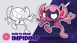 How to draw Impidimp (Pokemon)? Step by step drawing tutorial for kids | Easy and simple drawing