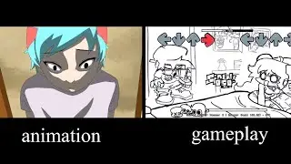 FNF CHEATED v2 | boyfriend caught girlfriend with darnell | animation vs game