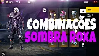 FREE FIRE| MELHORES COMBINAÇÕES SOMBRA ROXA