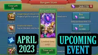 Lords Mobile April 2023 Bargain Store | Lords Mobile Upcoming Bargain Store | Lords Mobile New Store