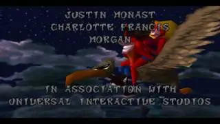 Crash Bandicoot (PS1) - Stage 25 - The Great Hall + Epilogue Ending