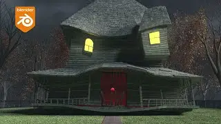 Recreating the Monster House in Blender (Blender Tutorial)