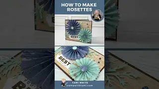 Make quick and easy rosettes #shorts  #diy