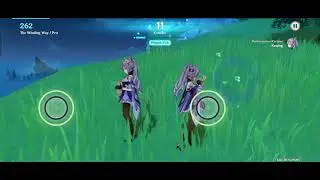 Instrumental Duet with my Twin Keqing Genshin Impact #genshinimpact #videogames #music #satisfying