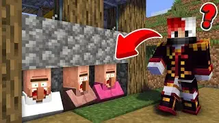 😨КАК? ЖИТЕЛИ СЛУЧАЙНО ЗАКРЫЛИСЬ В ПОДВАЛЕ В МАЙНКРАФТ I mandragosha Minecraft