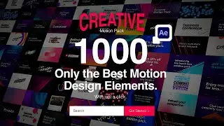 Creative Motion Graphics Video - After Effects Template