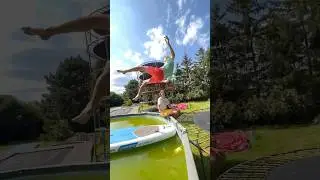 Can I do an IMPOSSIBLE EKELPOOL SALTO? (with a trampoline!)