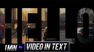 How to do video In Text Animation in Adobe Premiere Pro 