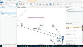 Split linear feature with plant using OpenPoint Map