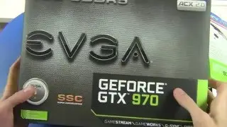 EVGA GeForce GTX970 (04G-P4-3975-KR) - распаковка
