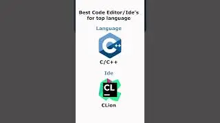 Best Code Editor/Ide's for top languages | CodeSquadz