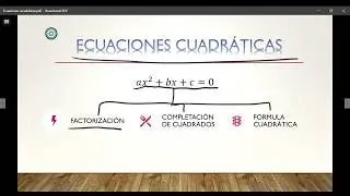 Solución de ecuaciones cuadráticas por factorización