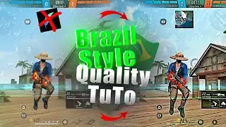 free fire 4k quality tutorial | Android & IOS | Brazil Style #freefire