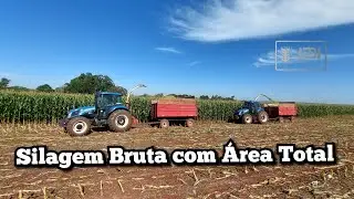 Silagem Bruta 5 Tratores na Pressão Total Toledo-pr