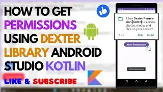 How Get Permissions in Android Studio | Permission Handling in Android | Kotlin | Silent Coding.