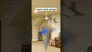 When You Try To Turn Off The Ceiling Fan 🤣 