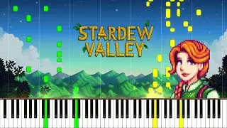 Spring (It's a Big World Outside) - Stardew Valley Piano Cover | Sheet Music [4K]