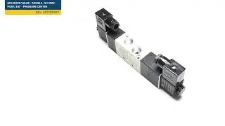 Solenoid Valve - Double - 5/3 way - Port:3/8" - Pressure Center  #D1790367