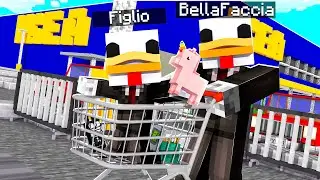 PORTO MIO FIGLIO ALL'IKEA SU MINECRAFT