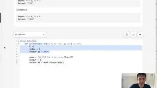 Leetcode - Permutation Sequence (Python)